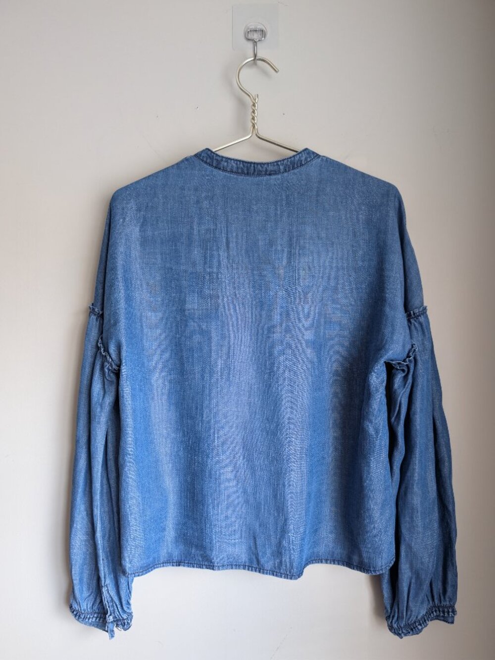ONLY Sara long sleeve denim shirt blouse - Picture 7 of 9